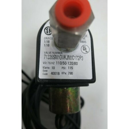 Parker 120V-AC 1/4IN 115PSI NPT PNEUMATIC SOLENOID VALVE 71335SN1GVKJN0C172P3